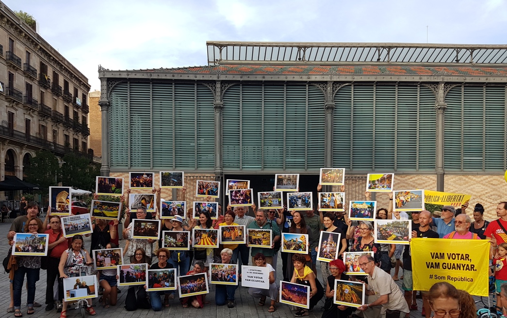 El Born, demonstrācija politieslodzīto atbalstam